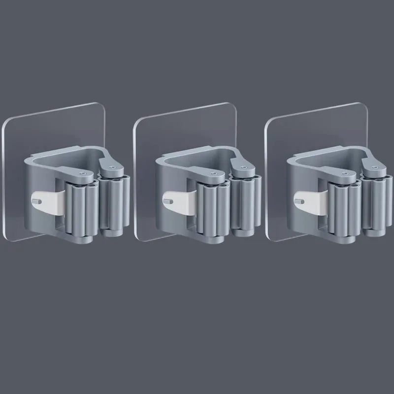 Wall-Mounted Mop & Broom Holder