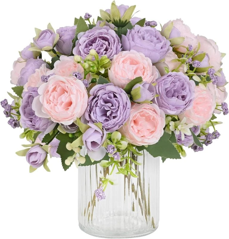 Artificial Rose & Peony Flowers