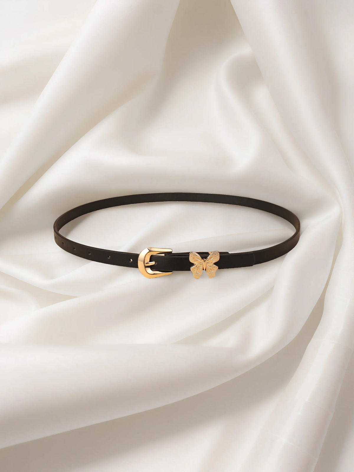 Girls Butterfly PU Belt