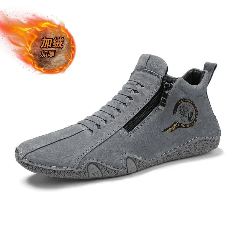 Men's Zip Casual Shoes