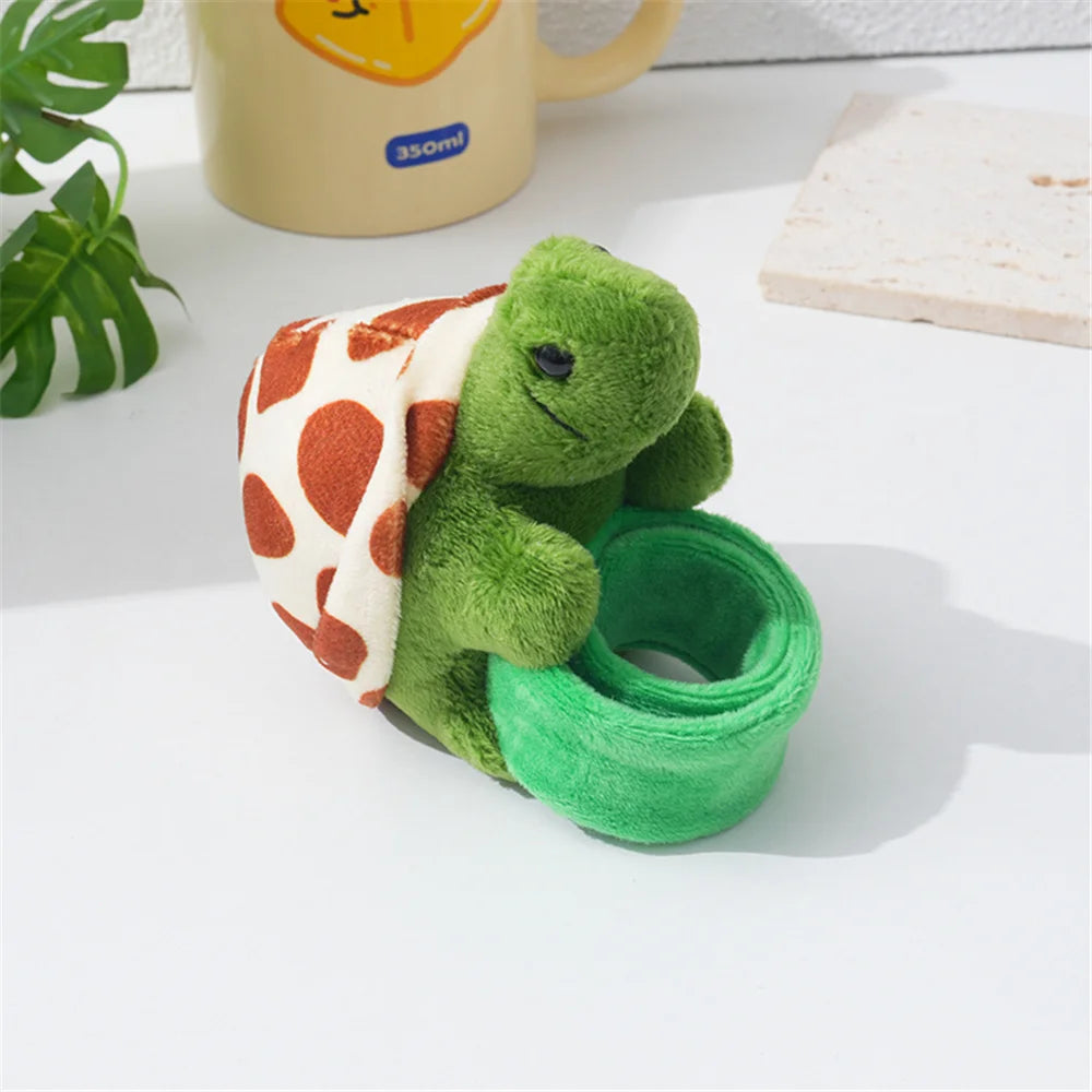 Mini Turtle Plush Slap Bracelet