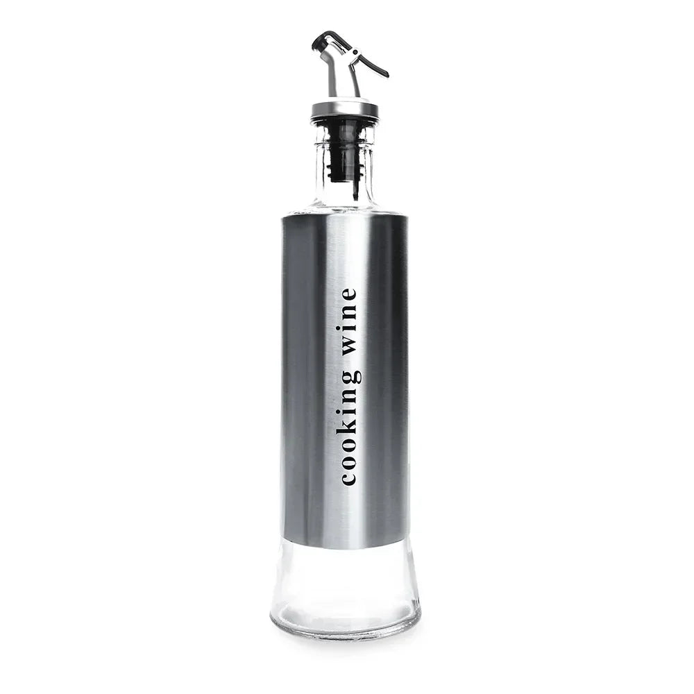 No-Drip Stainless Steel Oil Bottle