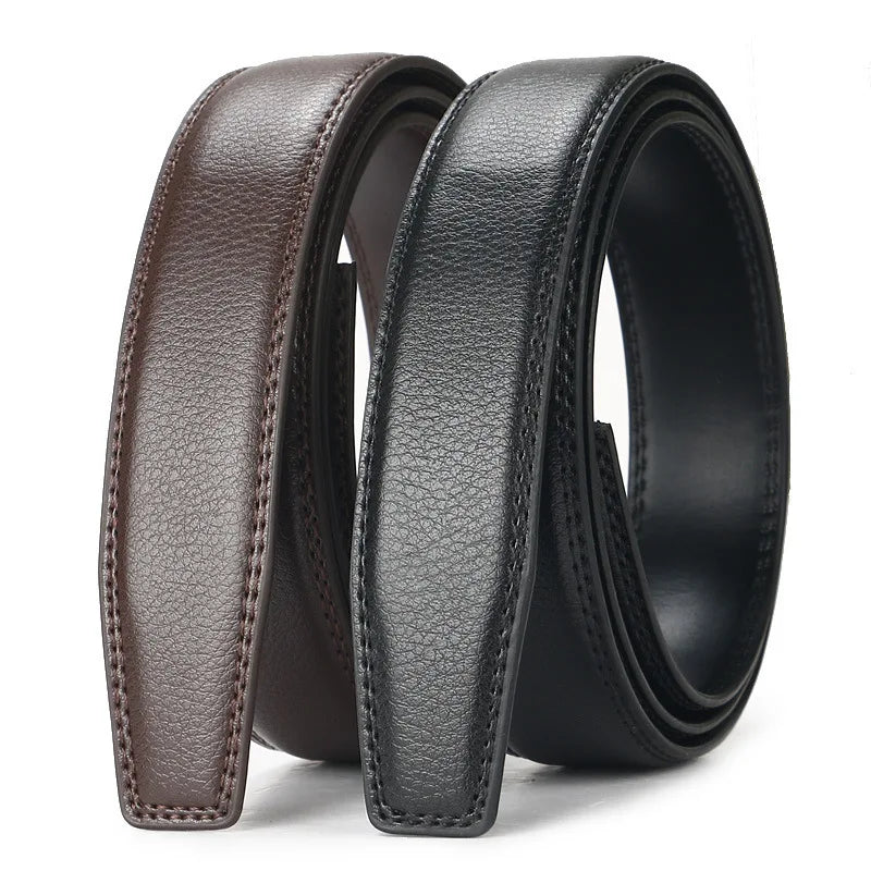 Men's Business Leather Ratchet Belt
