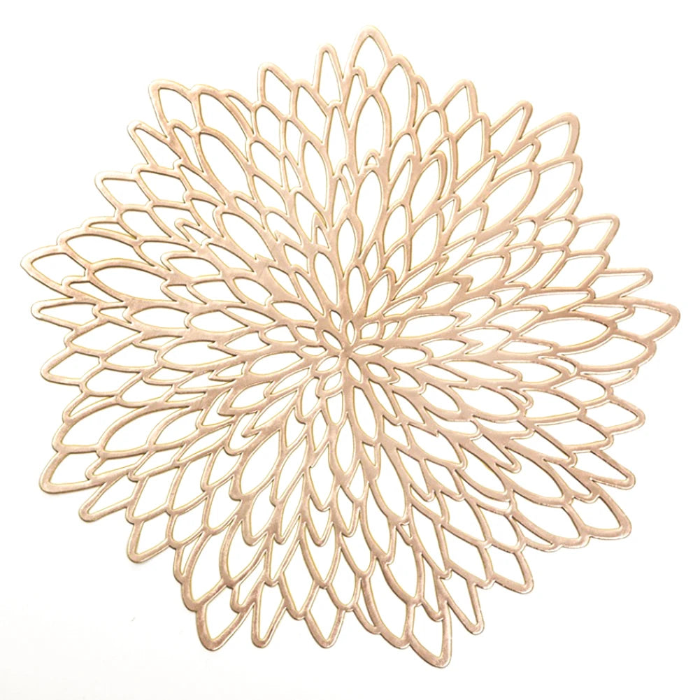Gold Round Placemats