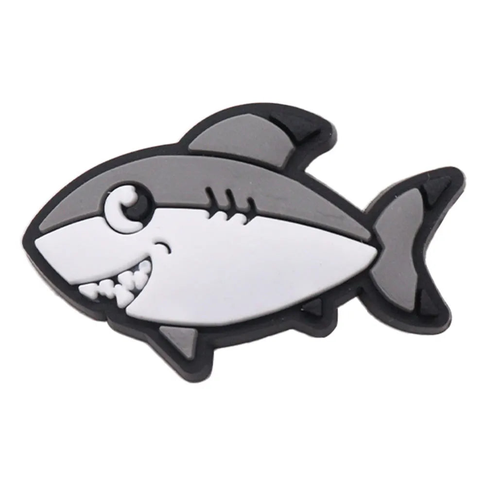 Tropical Fish & Shark Shoe Charms
