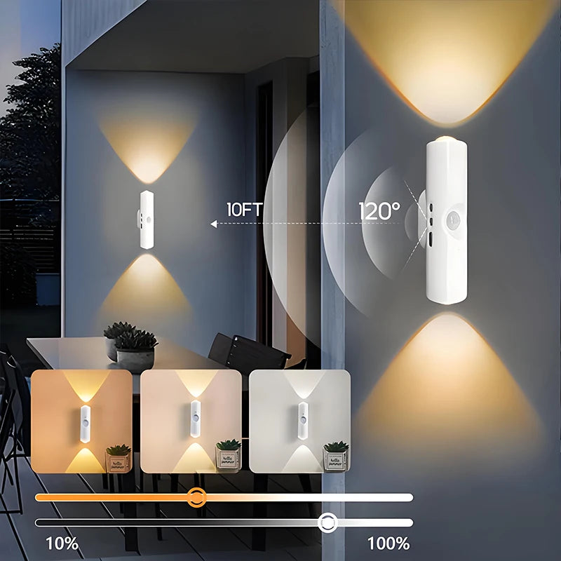 Magnetic Motion Sensor Wall Light