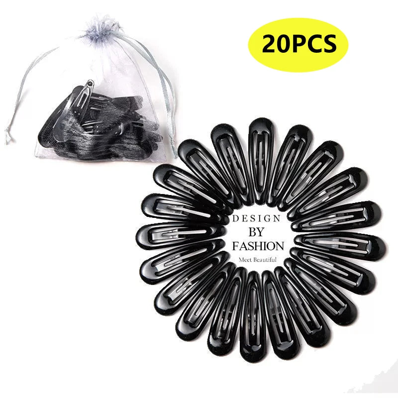 Girls Candy Color Hair Clips Set