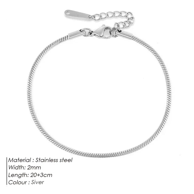 Adjustable Snake Chain Anklet
