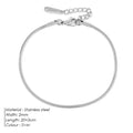 Adjustable Snake Chain Anklet