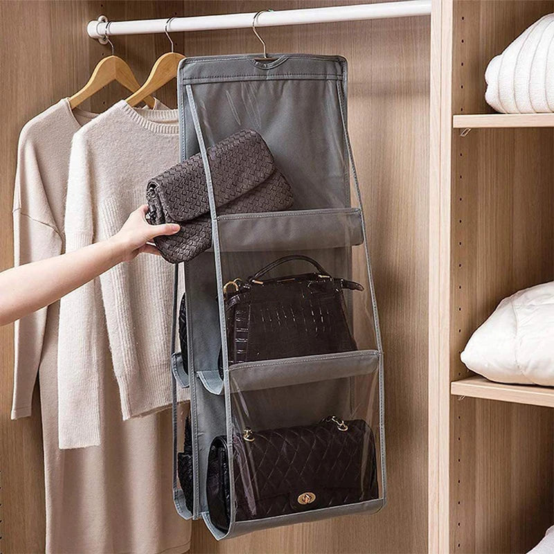 Hanging Handbag Organizer with Pockets