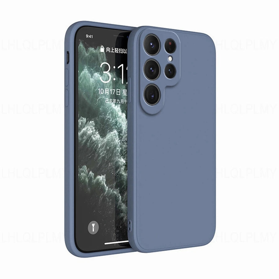 🟦 Square Liquid Silicone Case