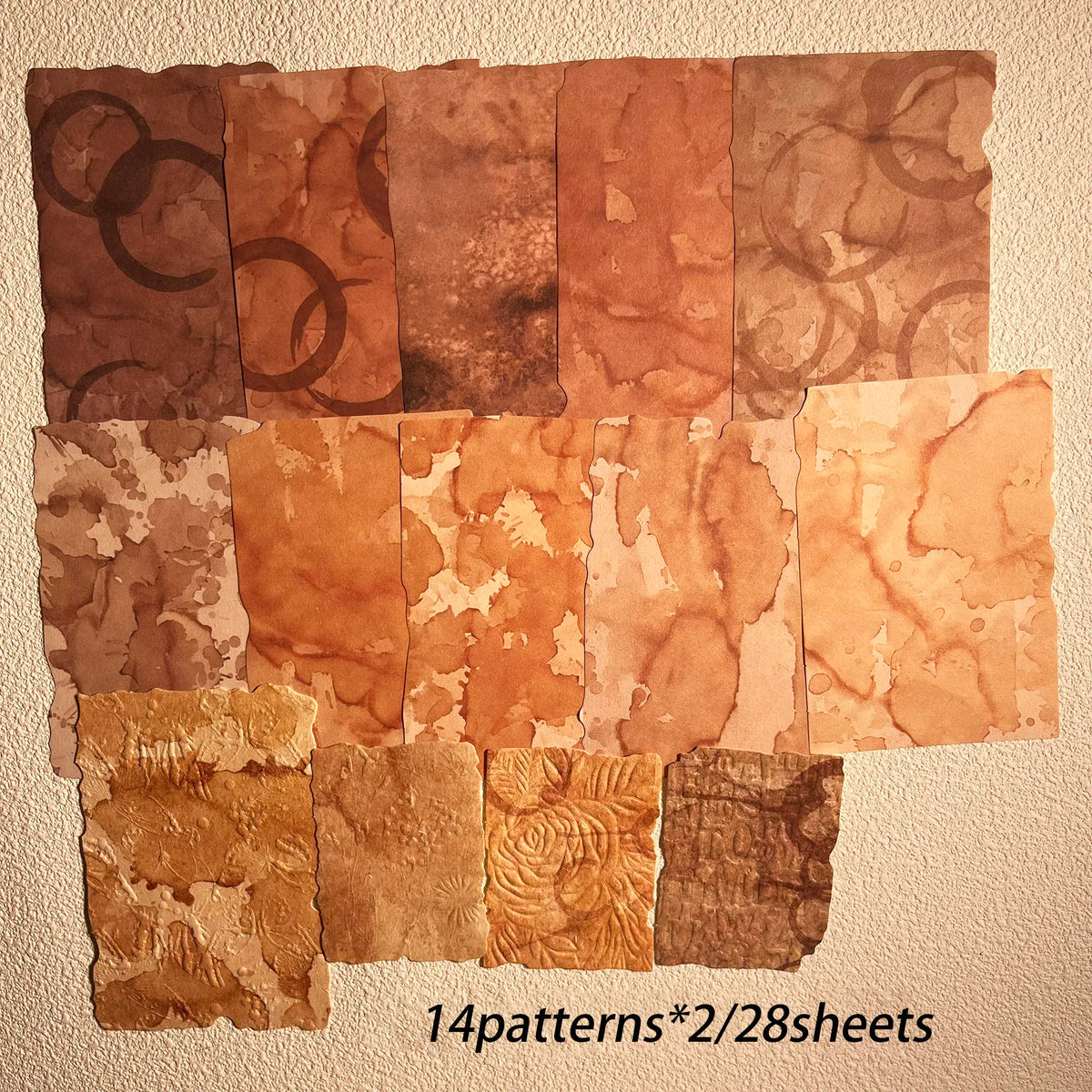 Textured Scrapbook Paper – 28 Sheets