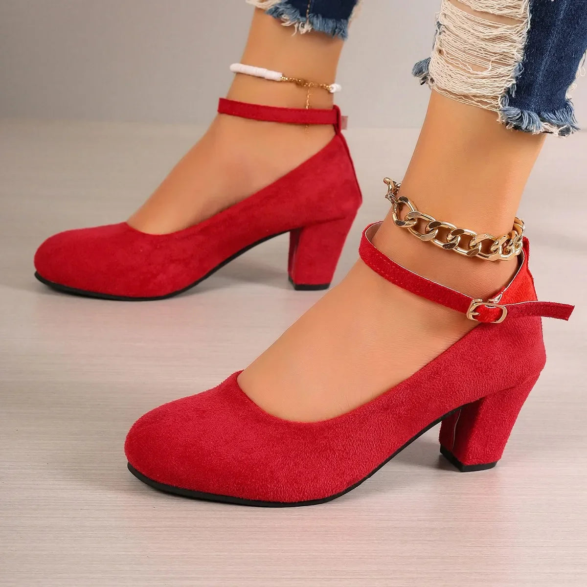Women's Platform Mary Jane Pumps