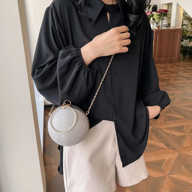 Sparkling Round Ball Mini Bag