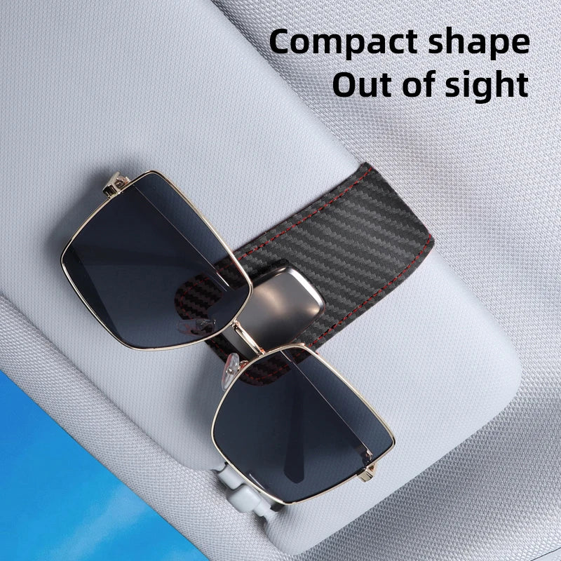 🚗 Car Sun Visor Glasses & Card Clip
