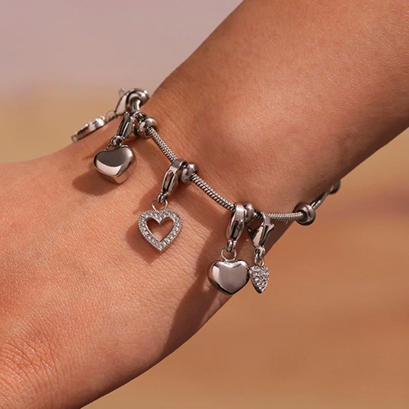 ❤️ Nivora Heart CZ Bracelet