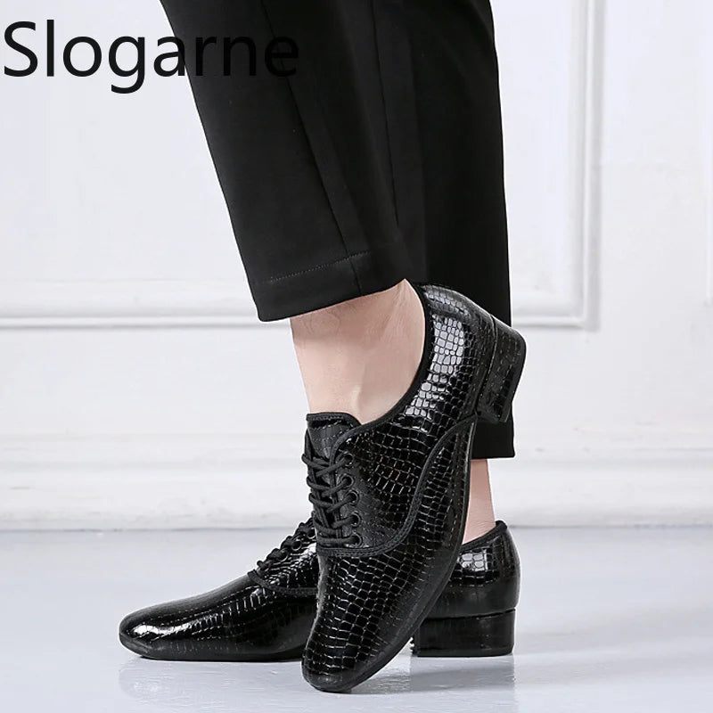 Men's White Ballroom Dance Shoes