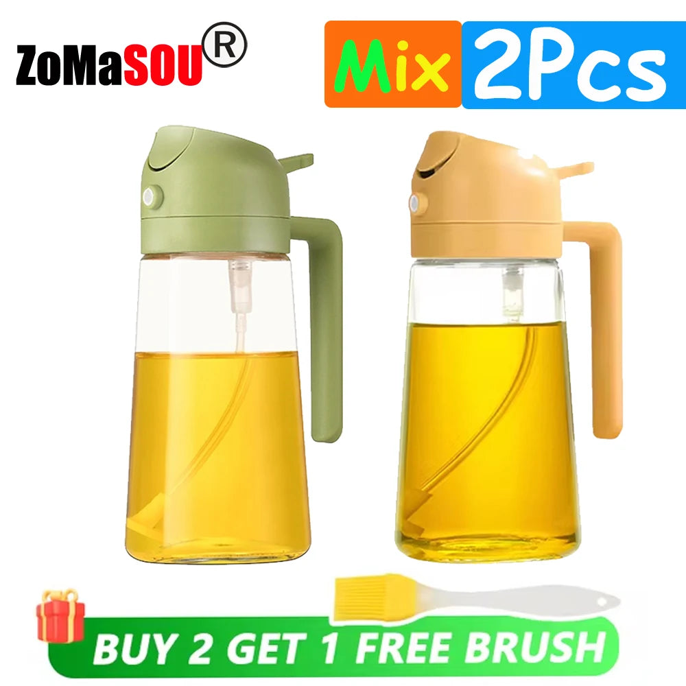 2-in-1 Oil Sprayer & Pourer Bottle