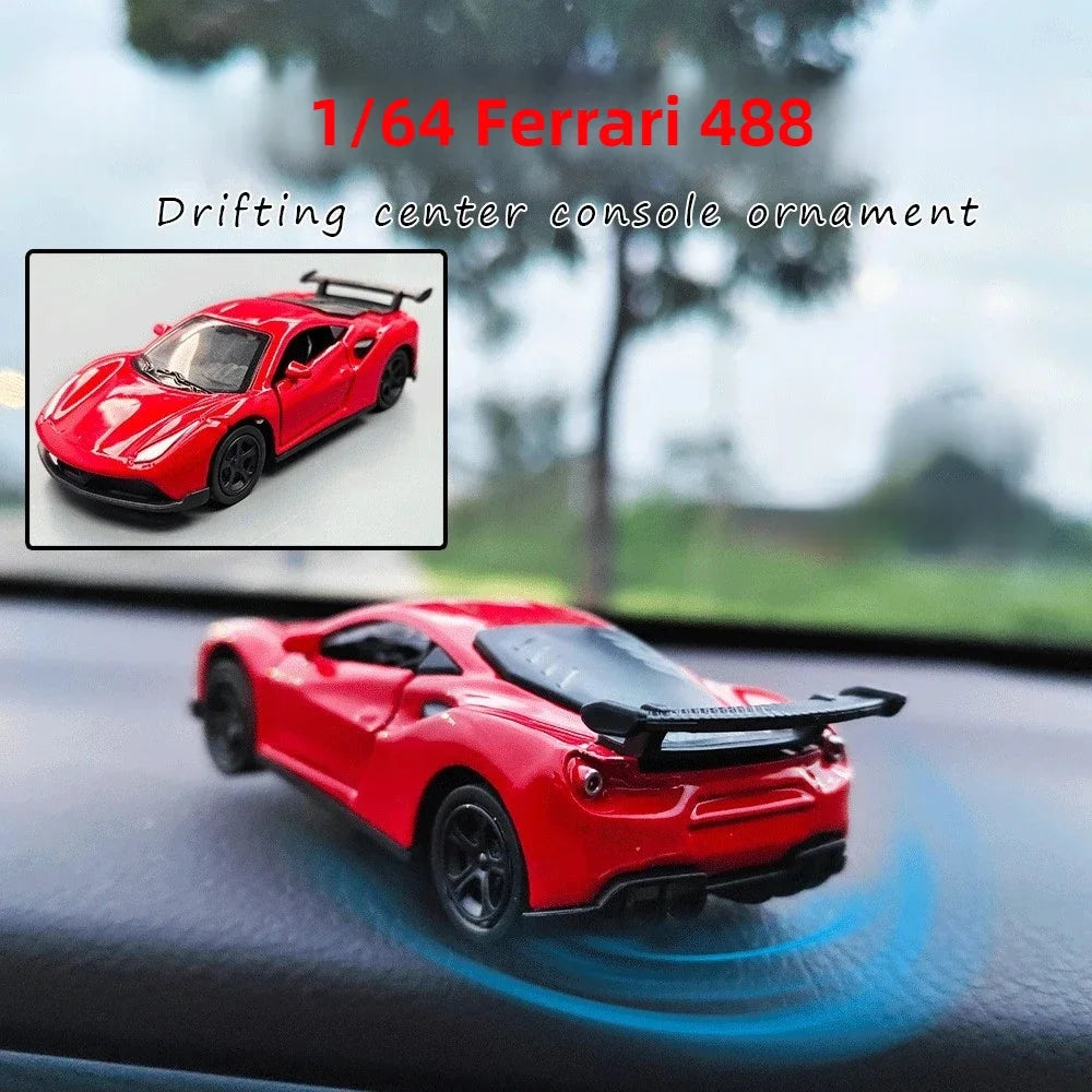 🏎️ Drifting Sports Car Dashboard Ornament