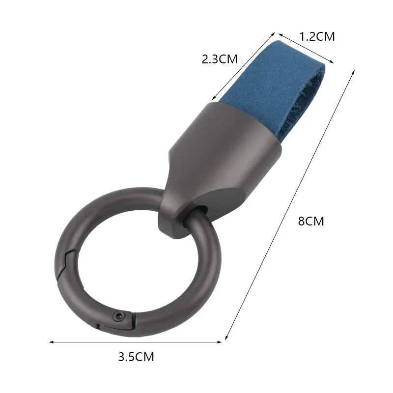 Leather Car Key Holder Keychain