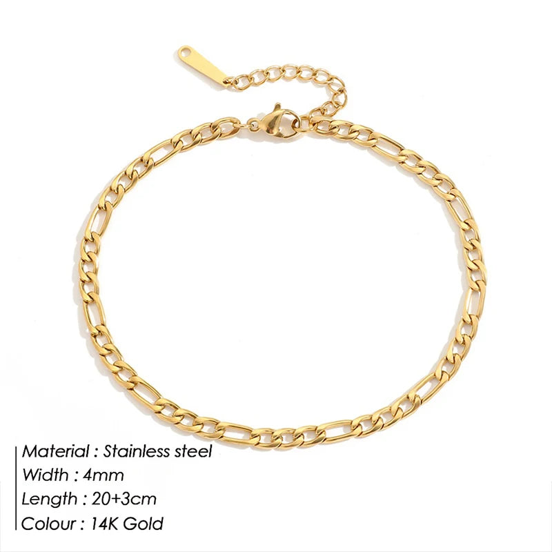 Gold Snake Chain Anklet