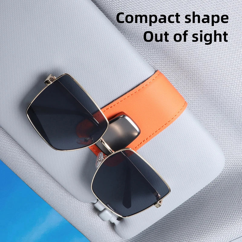🚗 Car Sun Visor Glasses & Card Clip