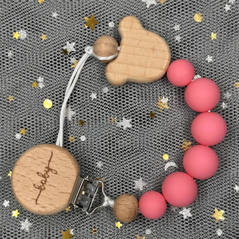 Personalized Name Pacifier Clip