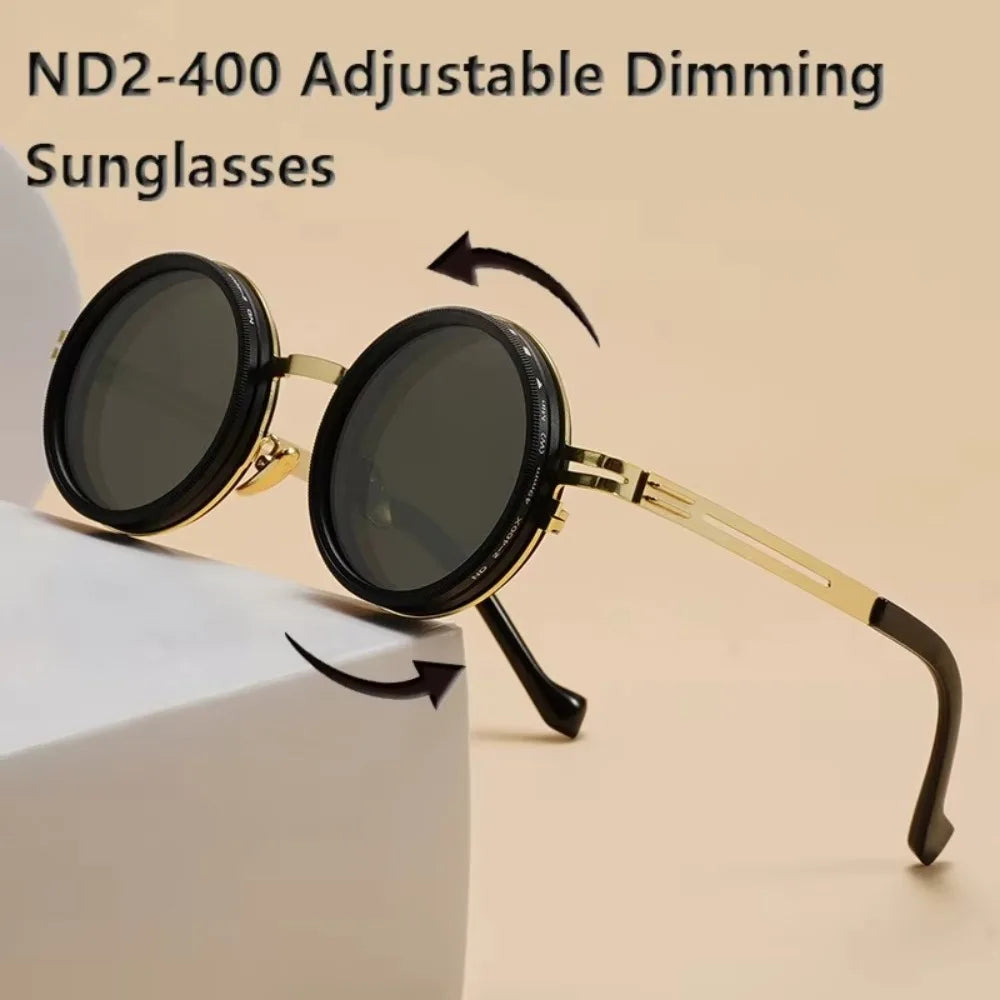 Adjustable Dimming ND Sunglasses with Case
