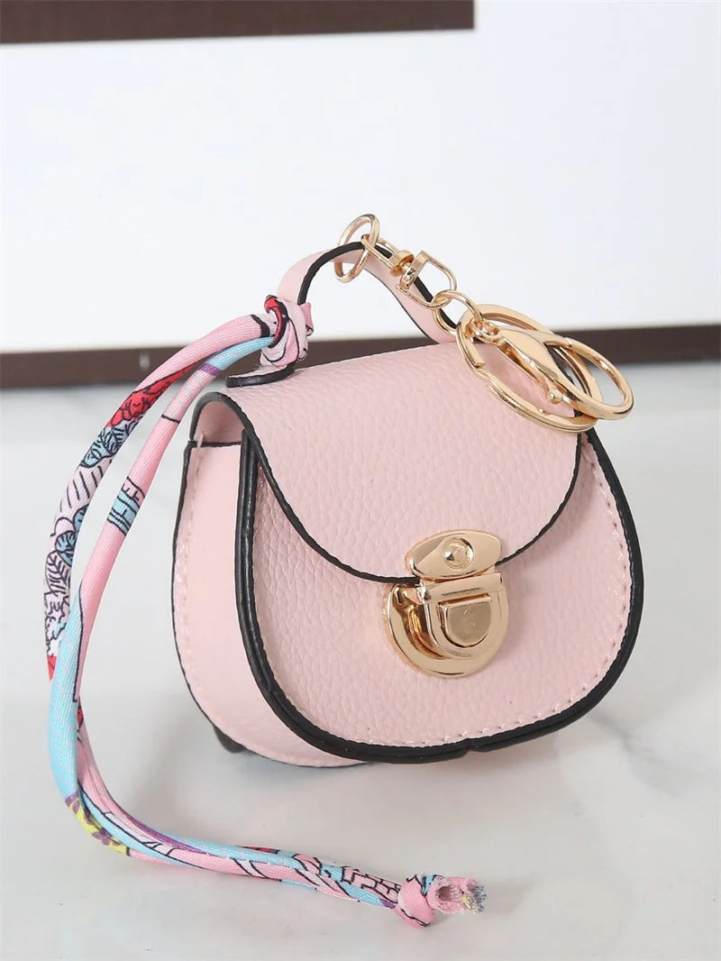 Mini Saddle Bag Keychain