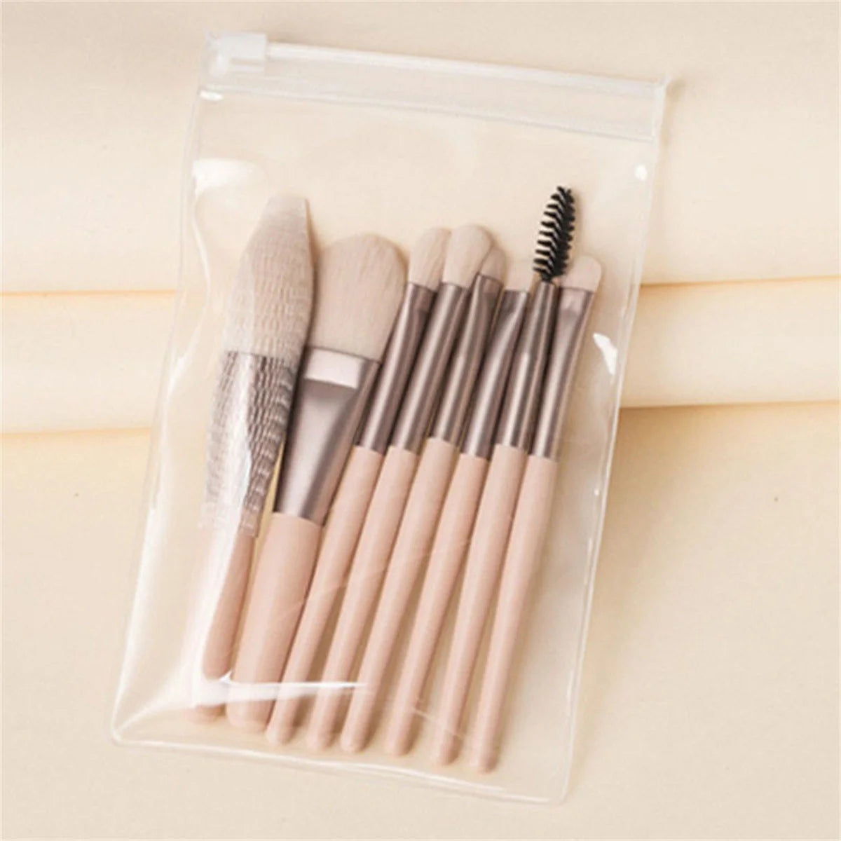 8-Piece Soft Makeup Brush Set