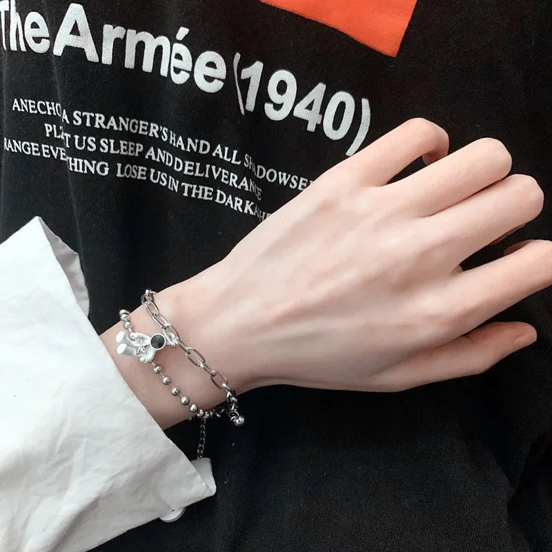 🌸 Zircon Flower Alloy Bracelet
