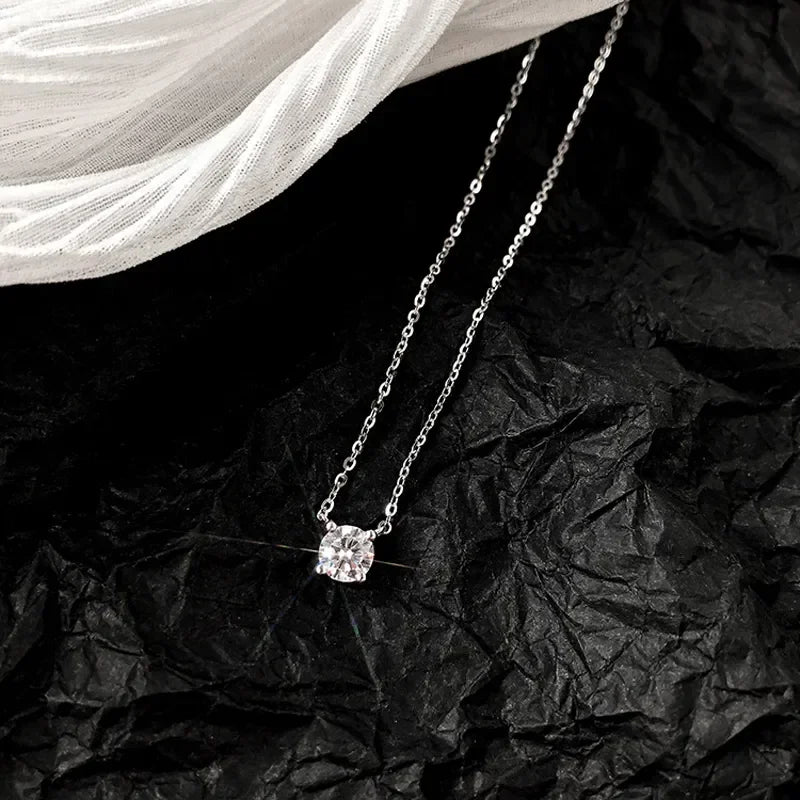 💎 Silver AAA Zircon Choker Necklace