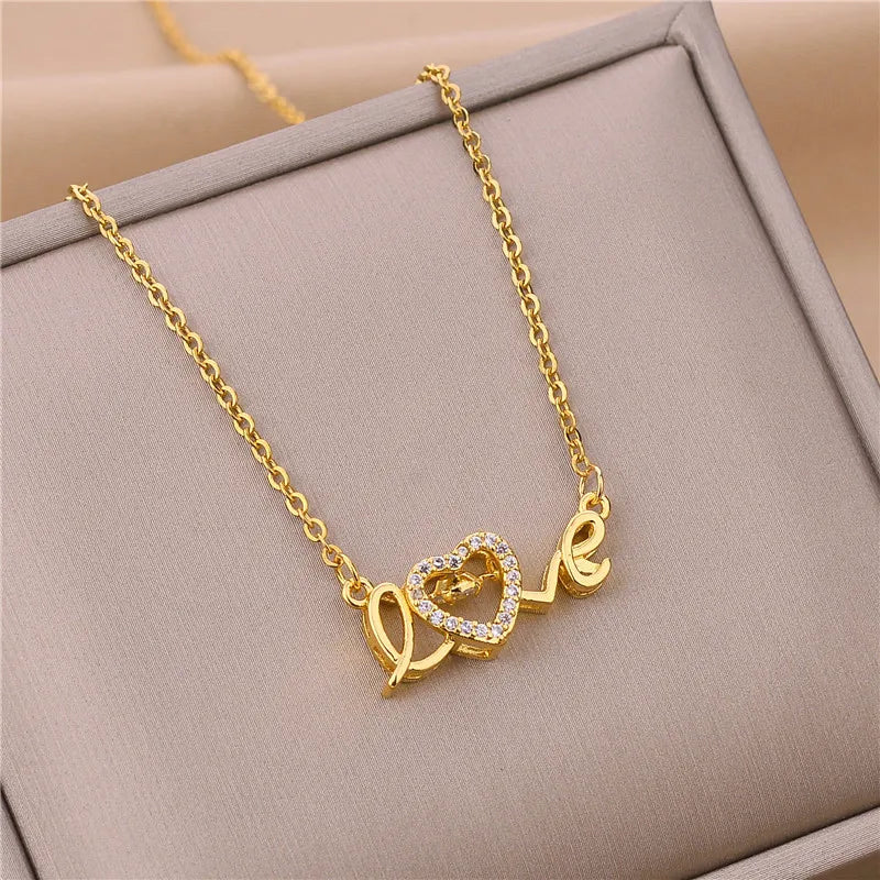 ✨ Light Luxury Zircon Crystal Necklace