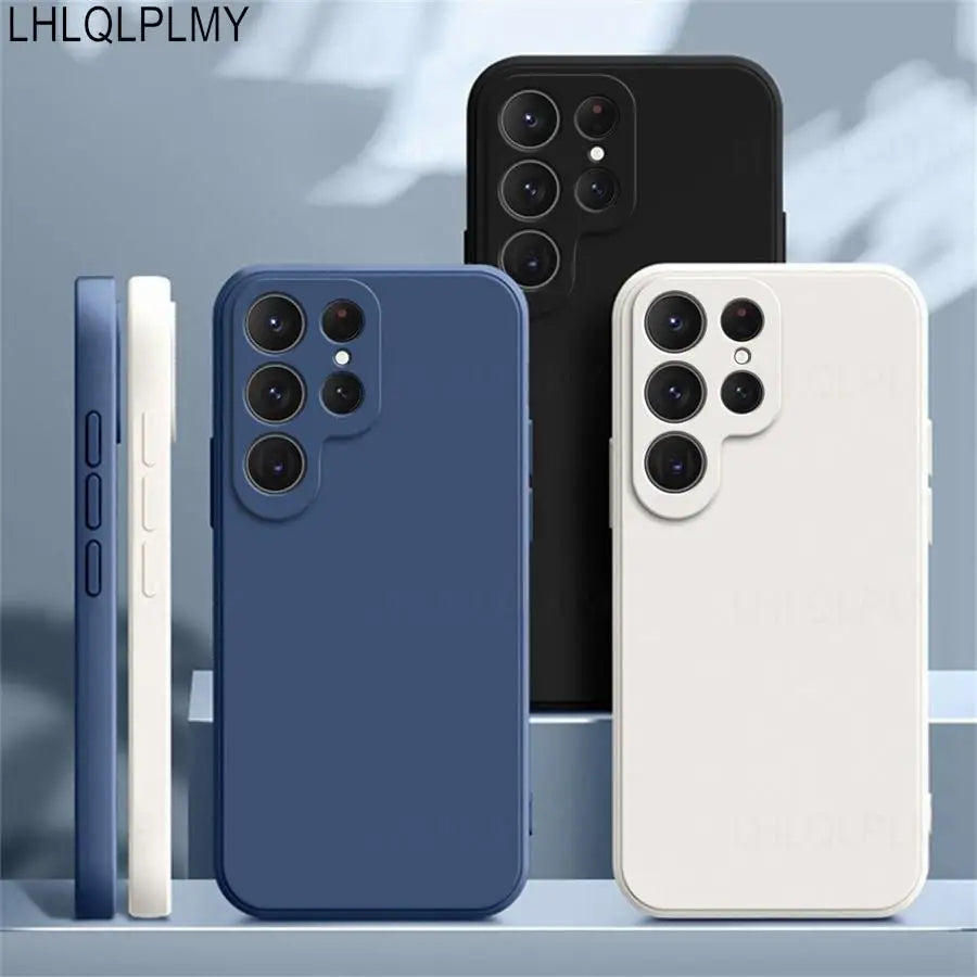 🟦 Square Liquid Silicone Case