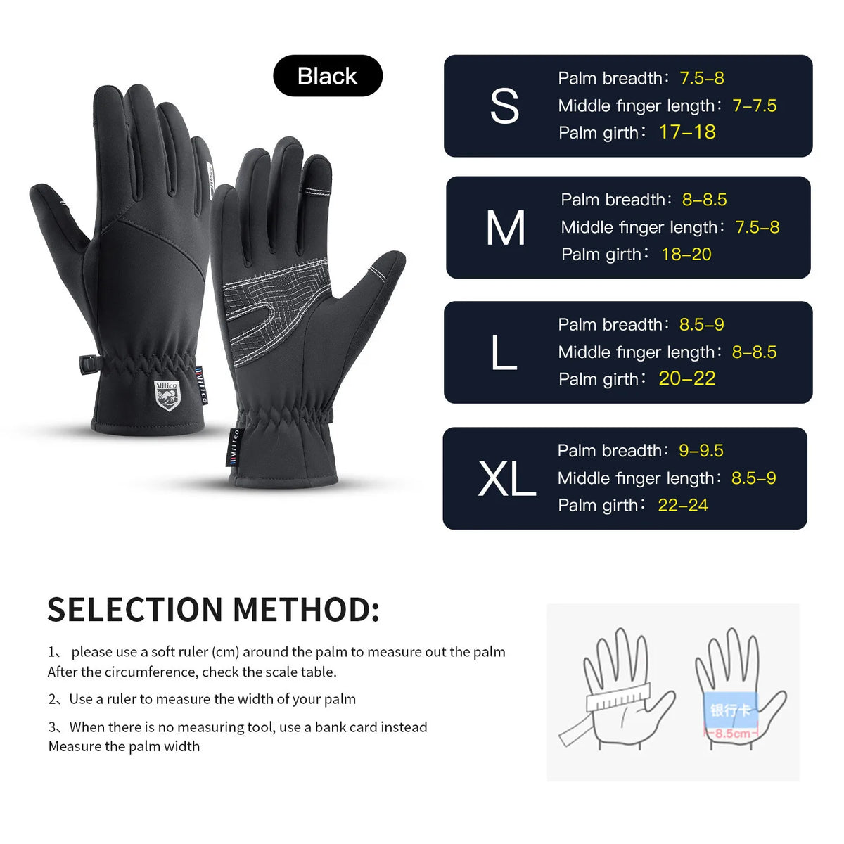 Waterproof Touchscreen Cycling Gloves