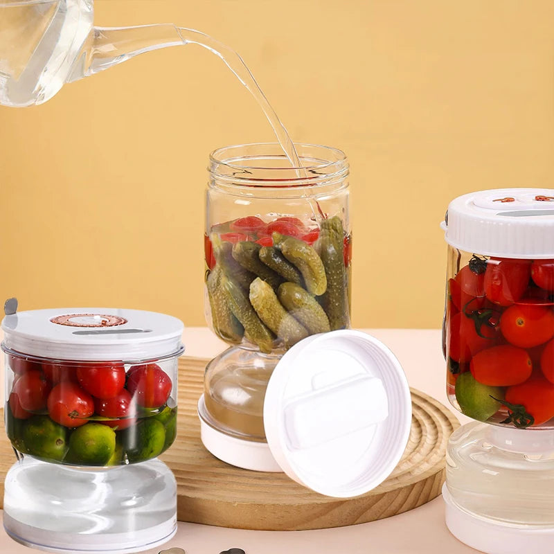 Pickle & Olive Strainer Jar