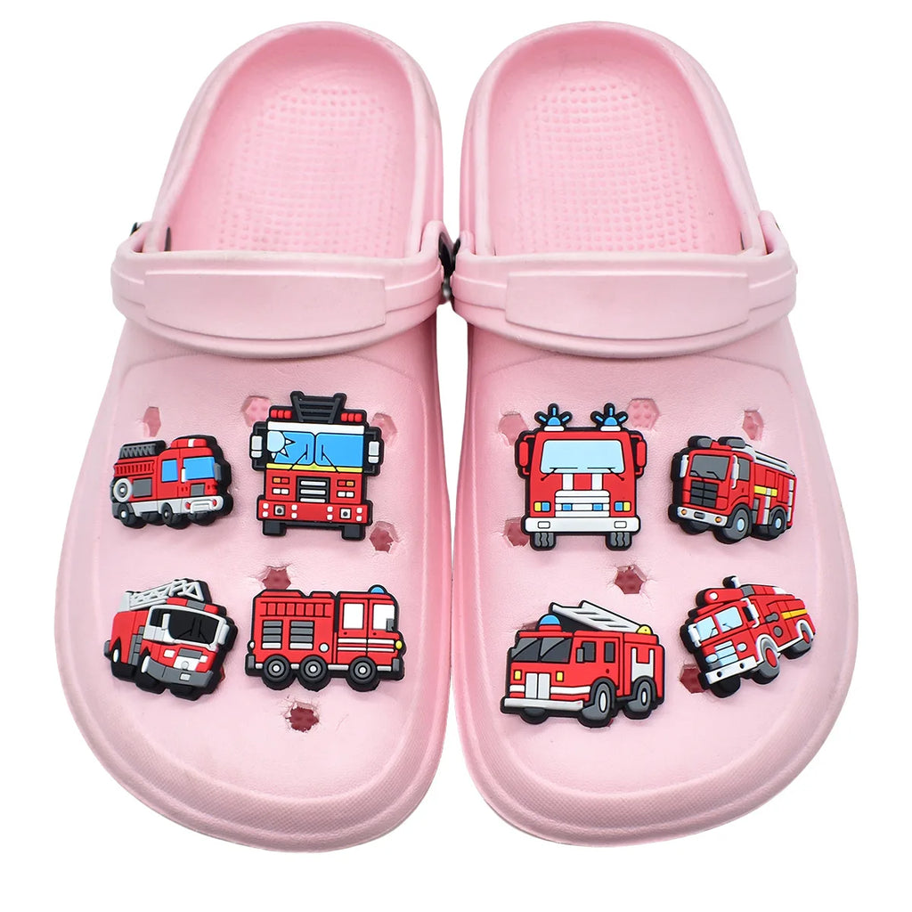 Fire Engine Shoe Charms
