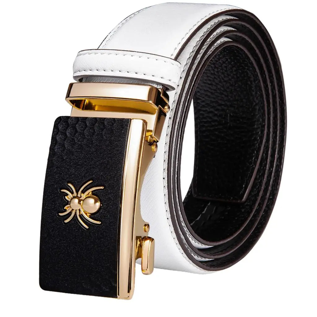 Men's Colorful Leather Jeans Belt