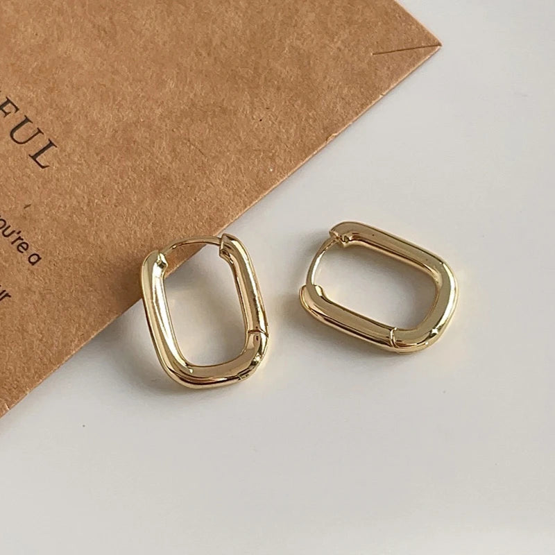 Crystal Circle Hoop Earrings