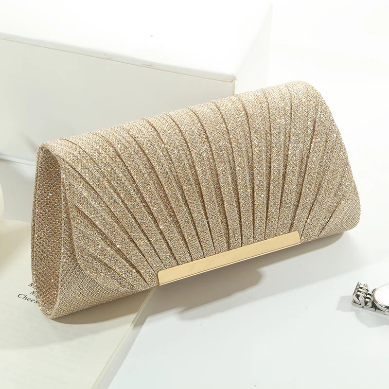 Sequin Chain Evening Bag