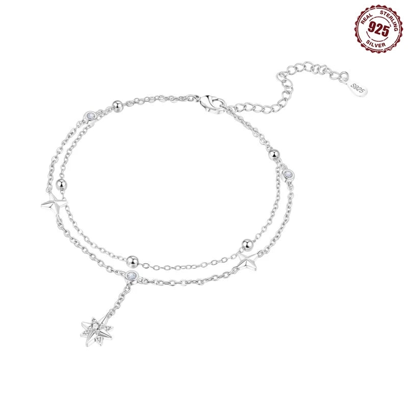 Gold-Tone Pearl Shell Anklet