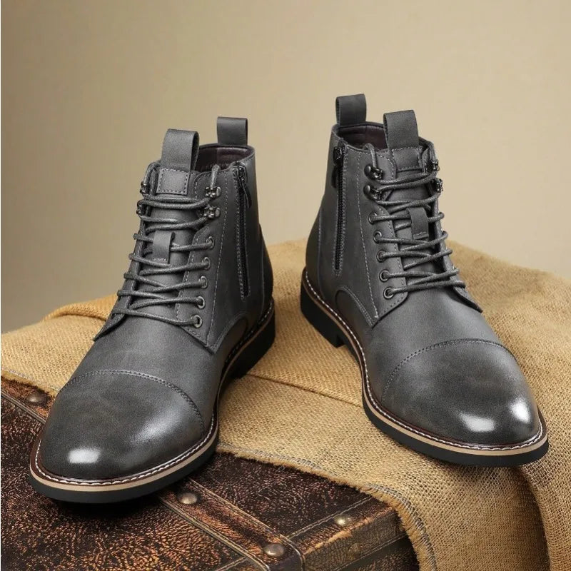 Men's Leather Chelsea Ankle Boots