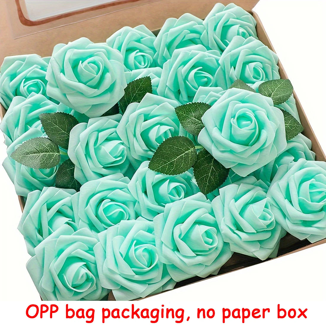 Artificial Roses with Stems – 25 Pcs