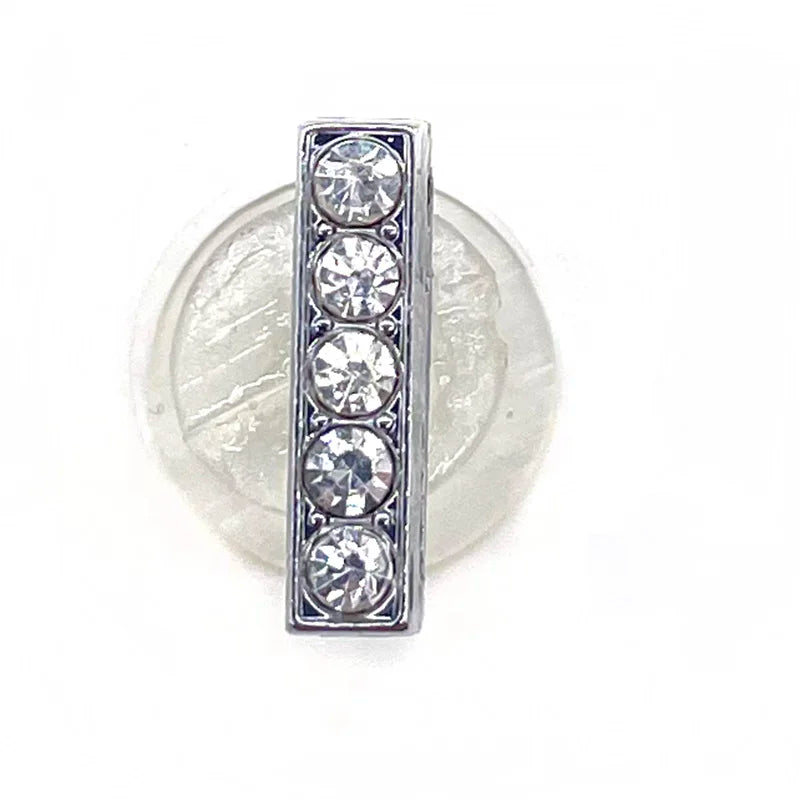 Rhinestone Letter Shoe Charms
