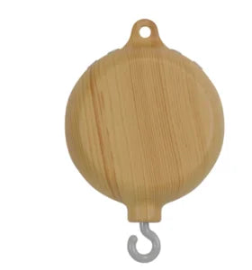 🧸 Wooden Bear Crib Mobile Rattle
