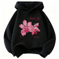 Kids Flower Print Hoodie