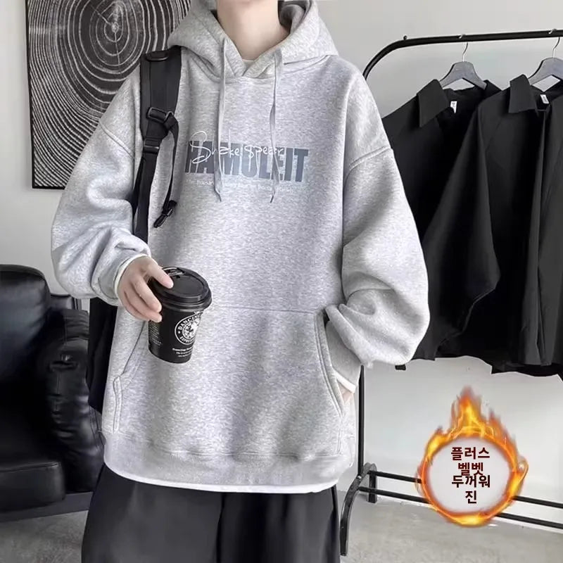 Men's Heavy Fleece-Lined Hoodie