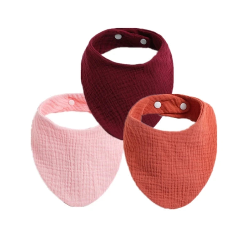 Muslin Baby Bibs & Face Cloths Set