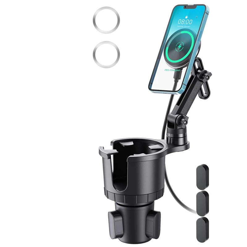 🚗 Multifunctional Car Cup Holder Phone Mount