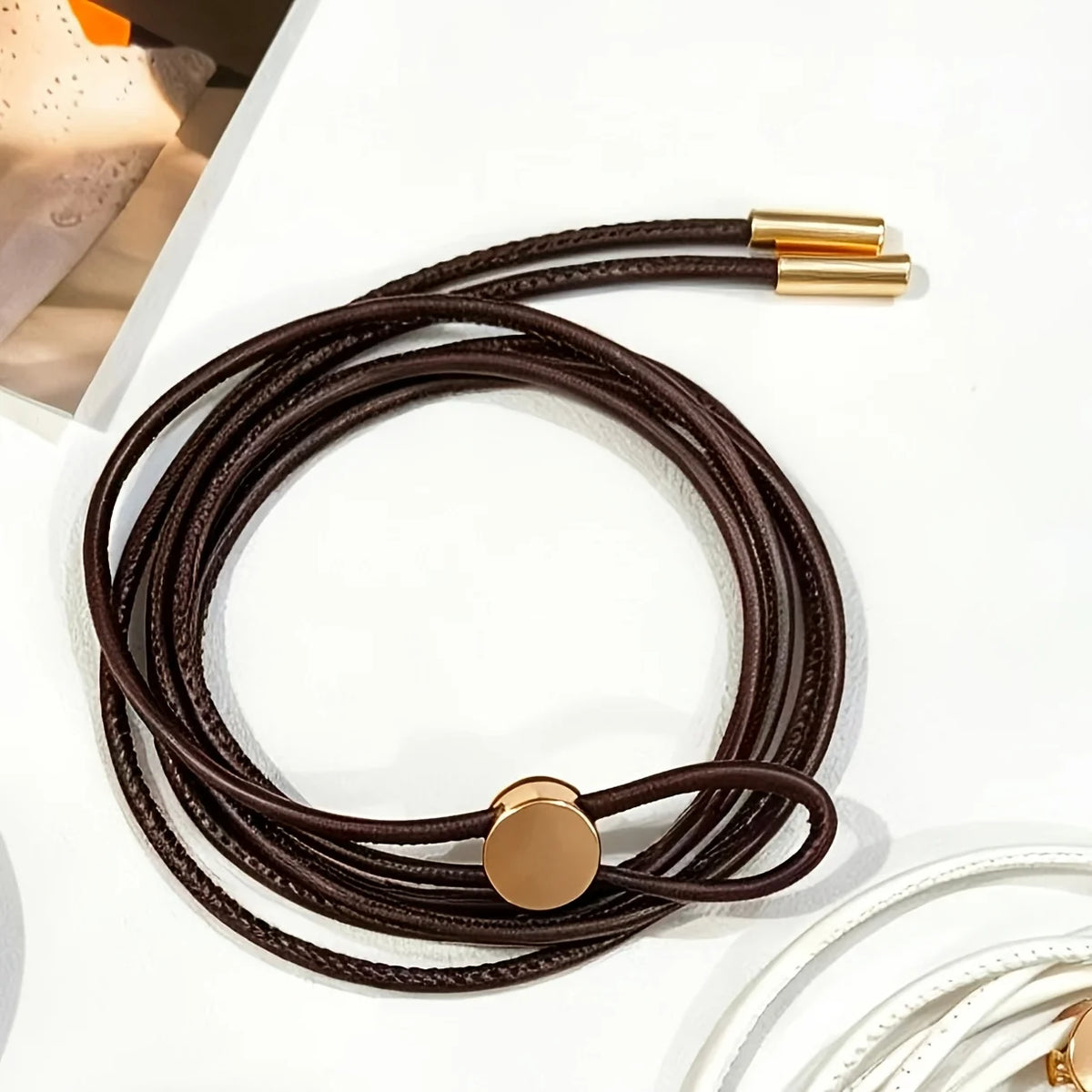 Retro Thin Knotted Waist Belt